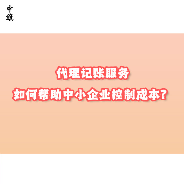 代理記賬服務(wù)如何幫助中小企業(yè)控制成本？