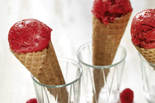 冰激凌新口味，枸杞味的冰激凌