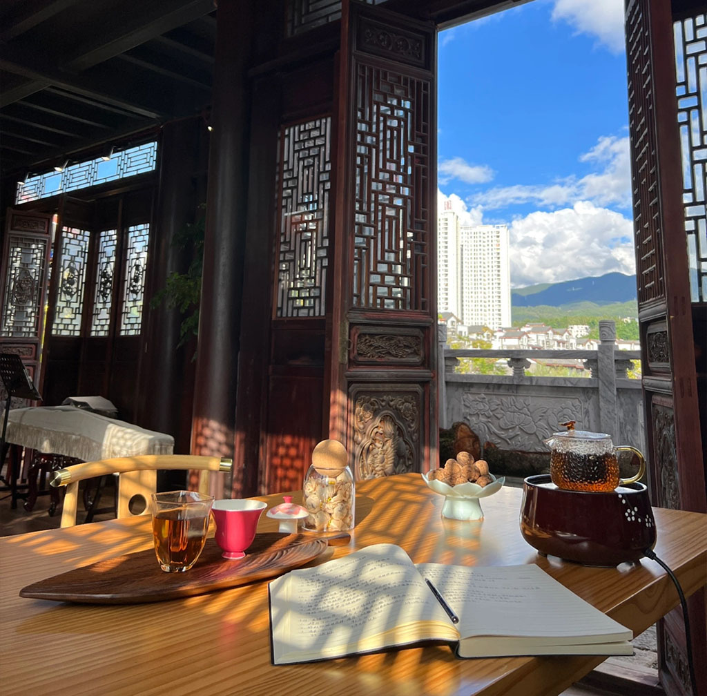 室外桃園的小茶館 室外桃園的小茶館