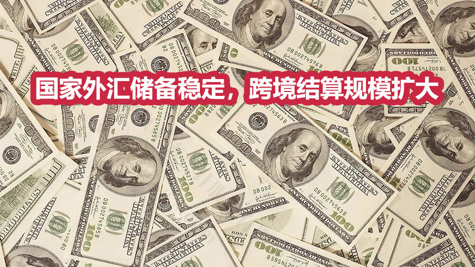 國家外匯儲備穩(wěn)定，跨境結算規(guī)模擴大.jpg
