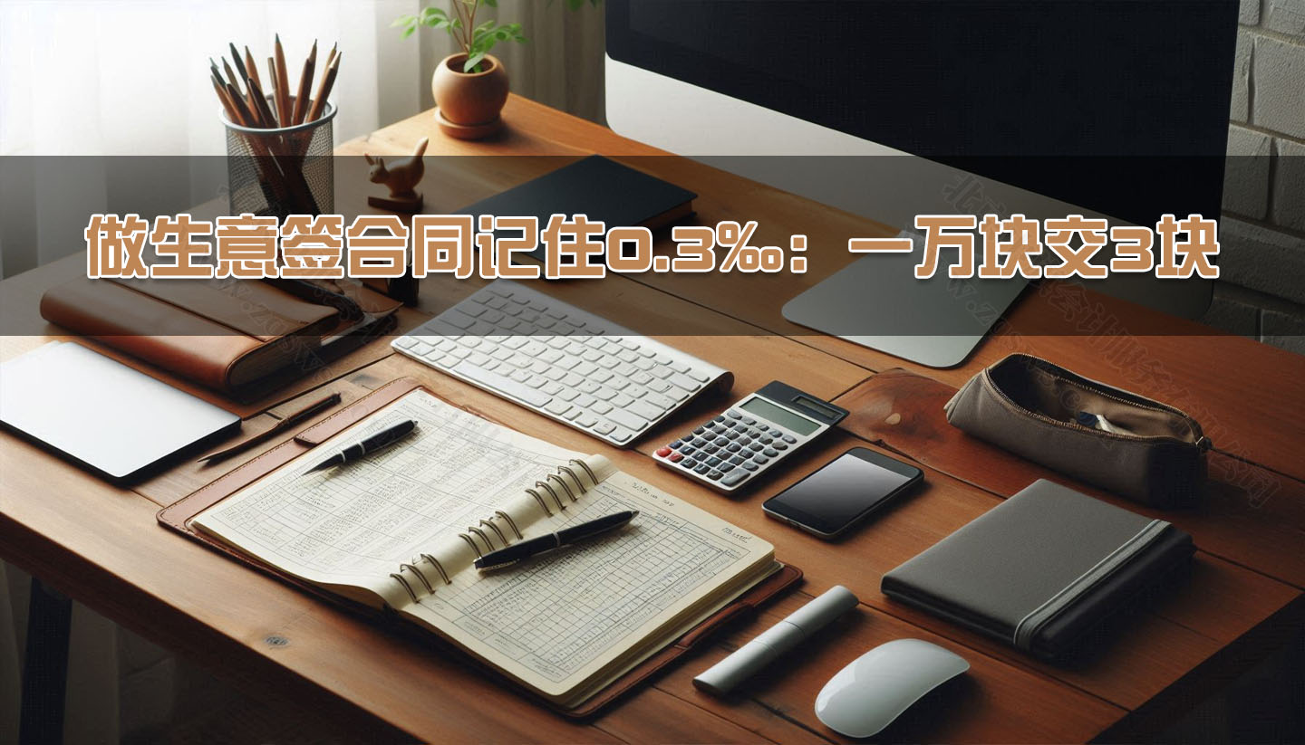 做生意簽合同記住0.3‰:一萬塊交3塊.jpg 做生意簽合同記住0.3‰:一萬塊交3塊.jpg
