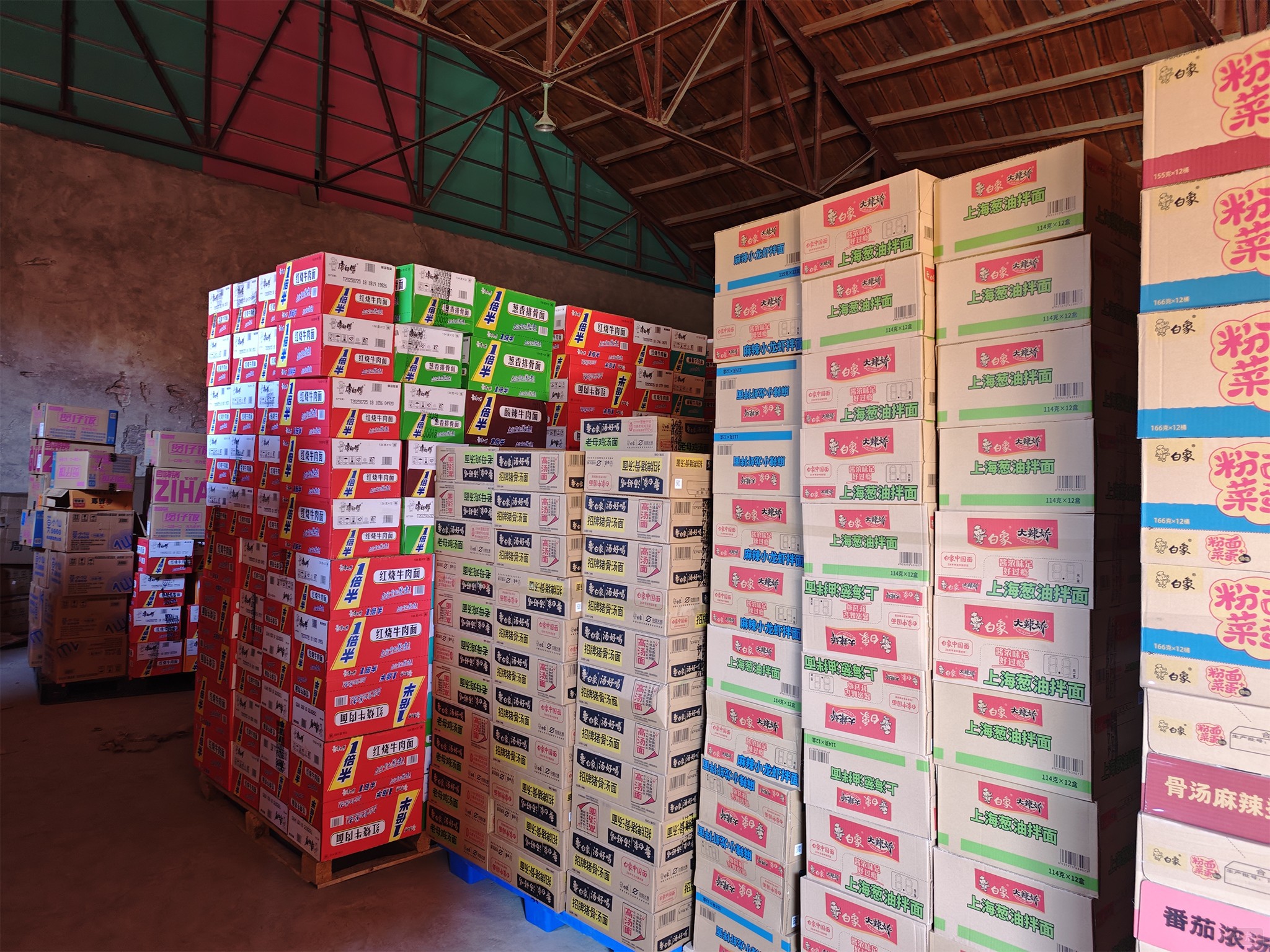 滿滿的物資運(yùn)送中