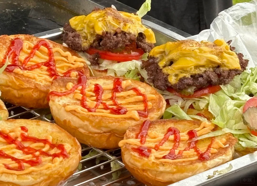 看著食欲非常好的漢堡 看著食欲非常好的漢堡