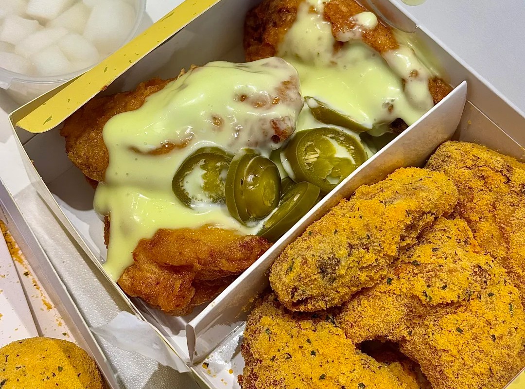 現(xiàn)在這個(gè)炸雞是非常漂亮的