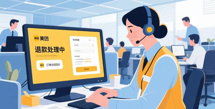 美團(tuán)退款處理中