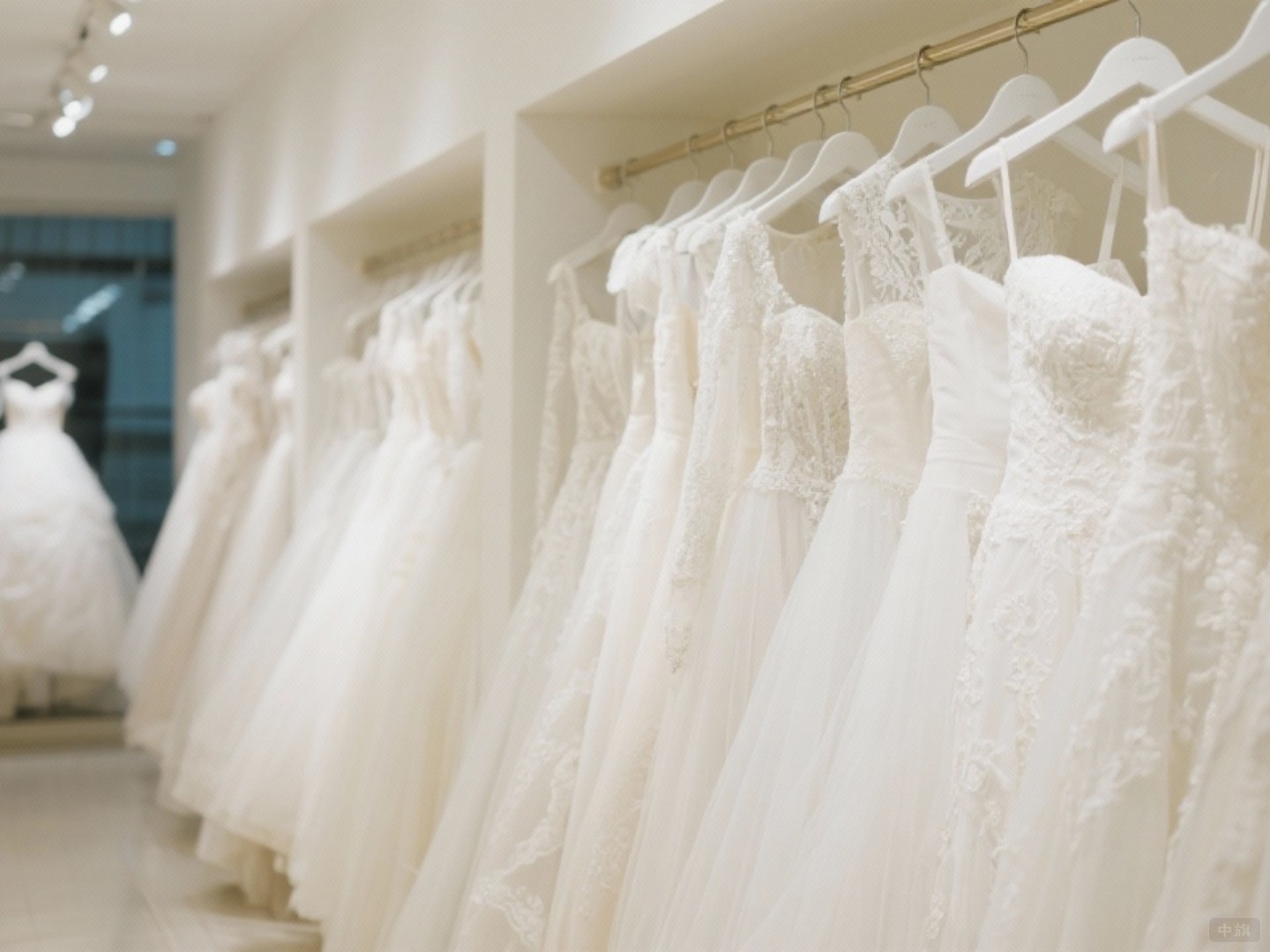 潔白的婚紗
