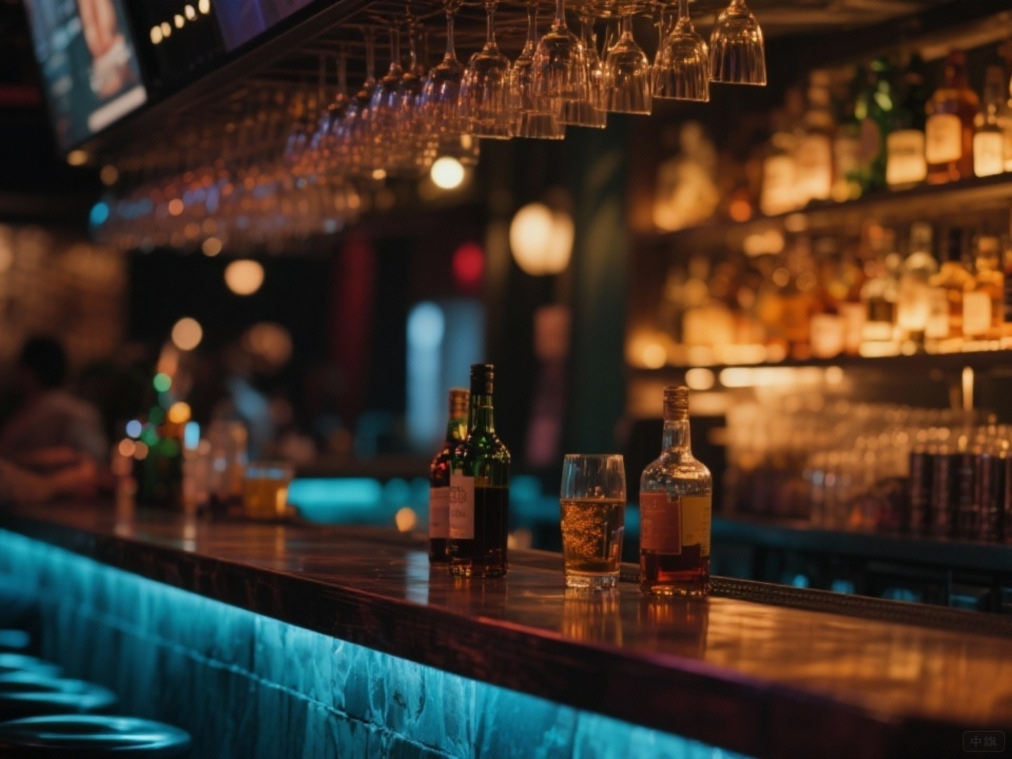 點(diǎn)了一杯威士忌，酒吧環(huán)境還是非常不錯(cuò)的