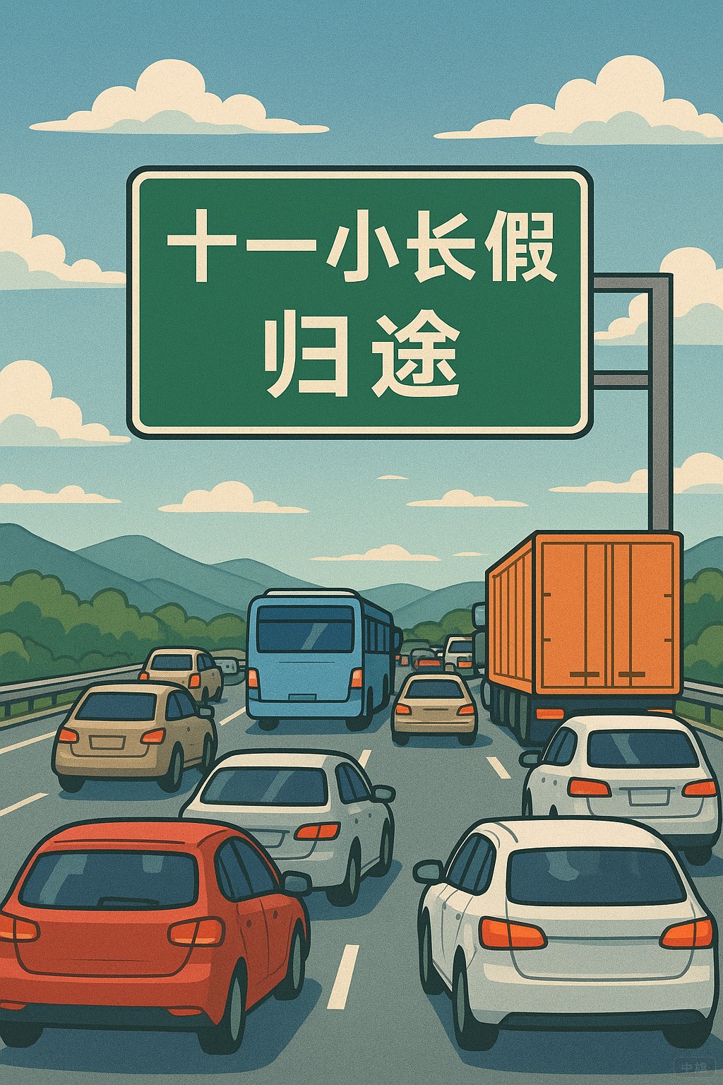 十一小長(zhǎng)假歸途 十一小長(zhǎng)假歸途